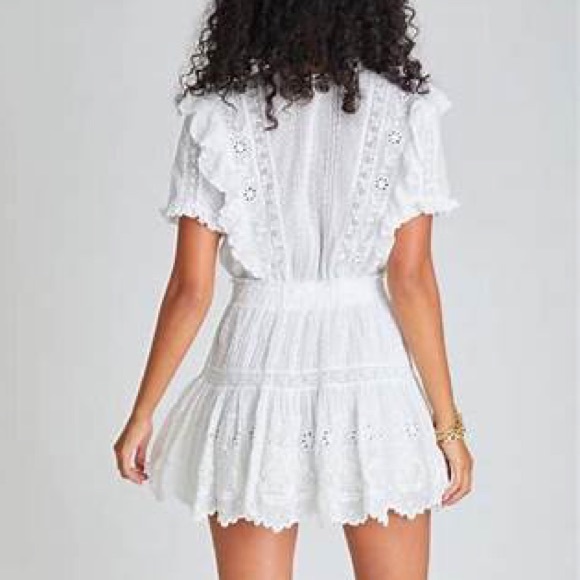 Loveshackfancy Antique White Sheldon Dress - Picture 2 of 5